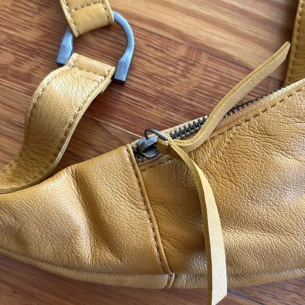Free People Idle Hands Sling yellow mustard, color - Picture 8 of 10